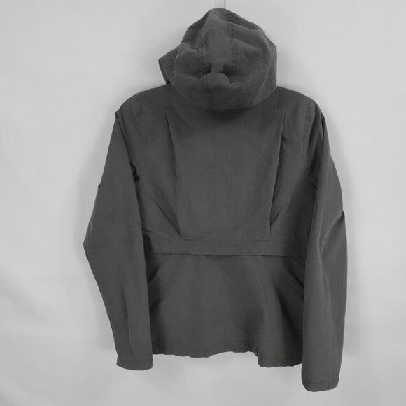 Toad&Co Swingout Jacket Mens Medium Gray Hooded Full Zip Windbreaker Outdoors - Picture 2 of 14